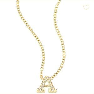 Authentic Zoe Chicco “A” necklace